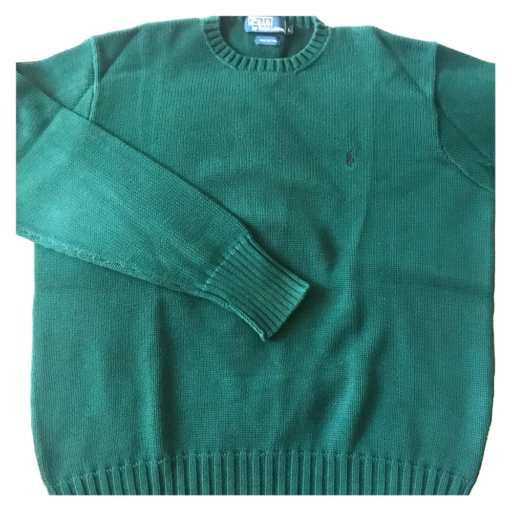 Green sweater by Polo Ralph Lauren